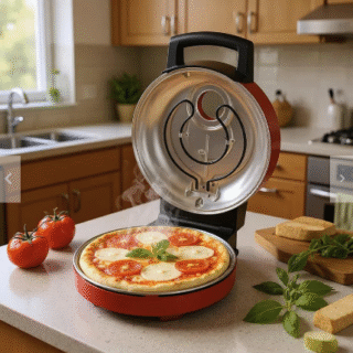 Horno Pizza Electrico Recco RPM - Pizza 1500 W Roja