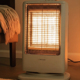 Estufa Eléctrica Recco 1.2kW NSB-99Y Compacta con Oscilación