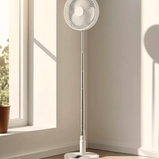 Ventilador de Pedestal Recco 7.5 Pulgadas GM-U701W Blanco